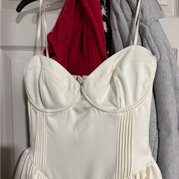 House of CB Cream A-Line Skirt - Picture 5 of 10